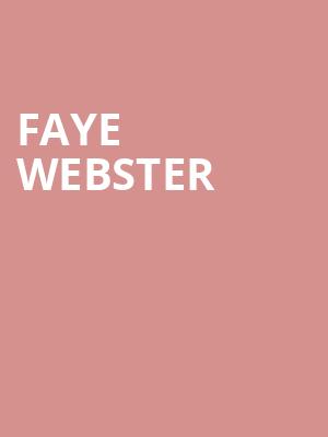 Faye Webster, Suffolk Downs, Boston