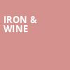 Iron Wine, Roadrunner, Boston