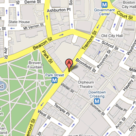 Orpheum Theater Map