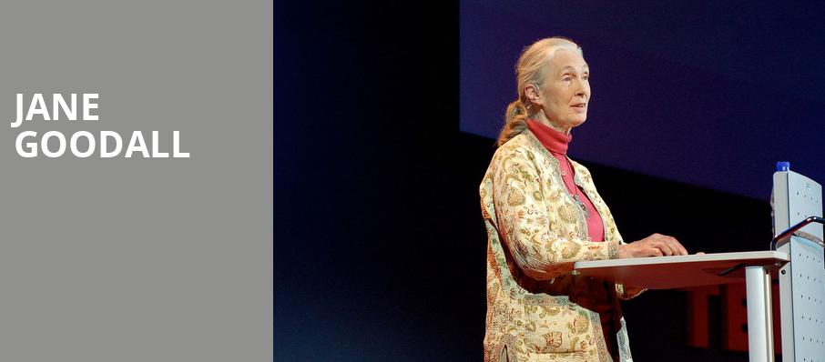 Jane Goodall, Chevalier Theatre, Boston