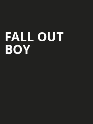 Fall Out Boy, Fenway Park, Boston