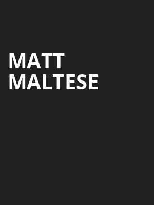 Matt Maltese, The Sinclair Music Hall, Boston