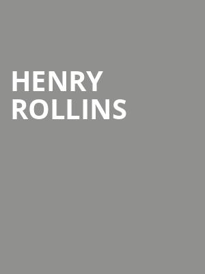 Henry Rollins, Wilbur Theater, Boston