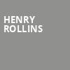 Henry Rollins, Wilbur Theater, Boston