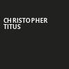 Christopher Titus, Wilbur Theater, Boston