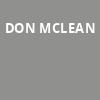 Don McLean, Wilbur Theater, Boston