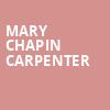 Mary Chapin Carpenter, Wilbur Theater, Boston