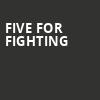 Five for Fighting, Cabot Theatre, Boston