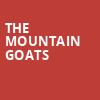 The Mountain Goats, Wilbur Theater, Boston
