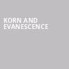 Korn and Evanescence, Xfinity Center, Boston