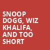 Snoop Dogg Wiz Khalifa and Too Short, Xfinity Center, Boston