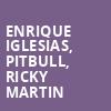 Enrique Iglesias Pitbull Ricky Martin, TD Garden, Boston