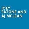 Joey Fatone and AJ McLean, House of Blues, Boston